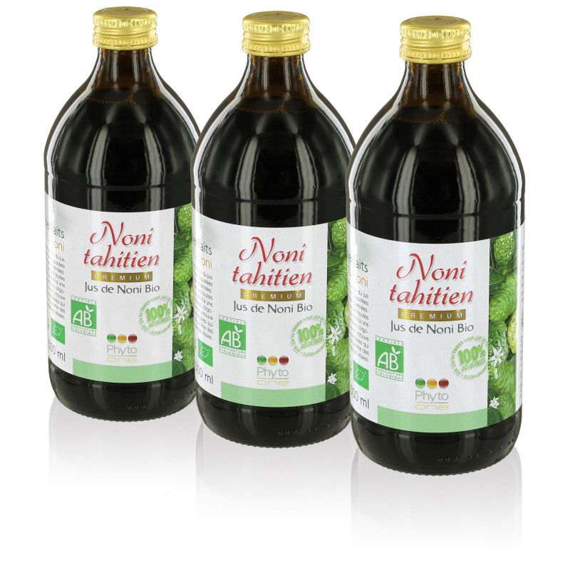 3 Jus de Noni tahitien Bio